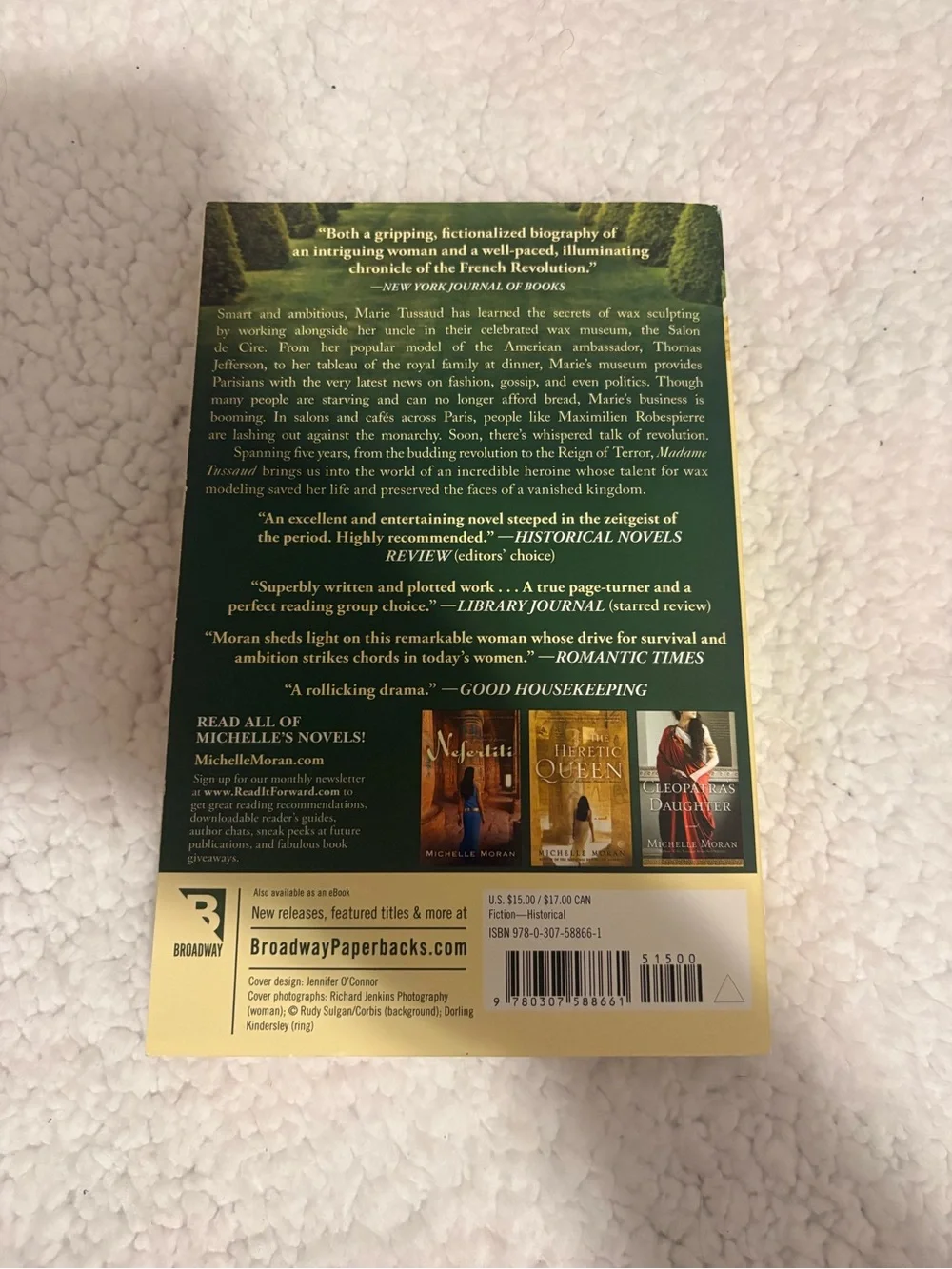Madame Tussaud by Michelle Moran - Yellow Cover Paperback